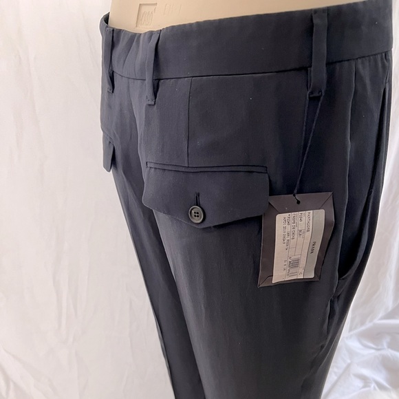 NWT! Prada classic pants in dark navy. Size 42. - Picture 1 of 9